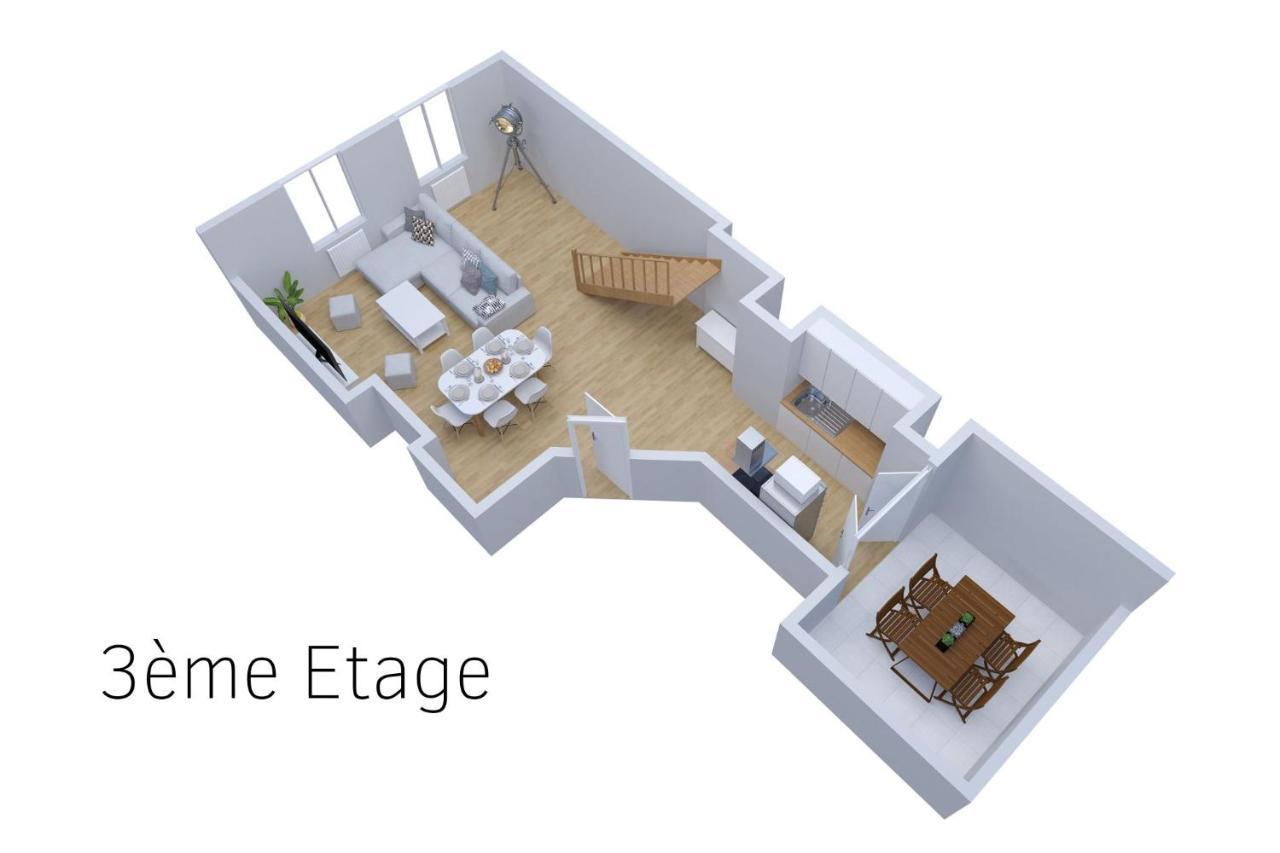 Le Double Pirou # 2 Appartements # Halte Auvergne Thiers Exterior photo